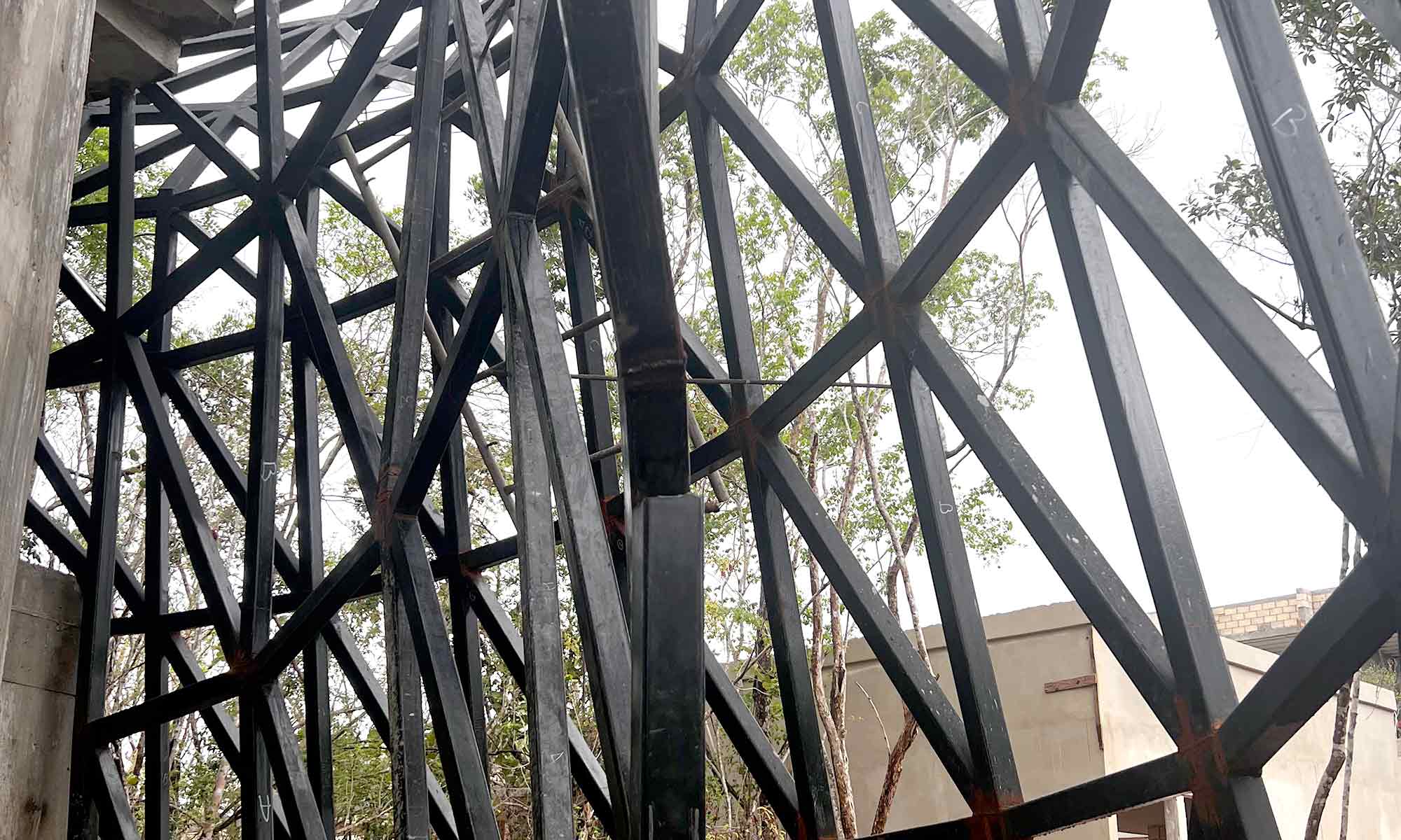 Estructura para hotel