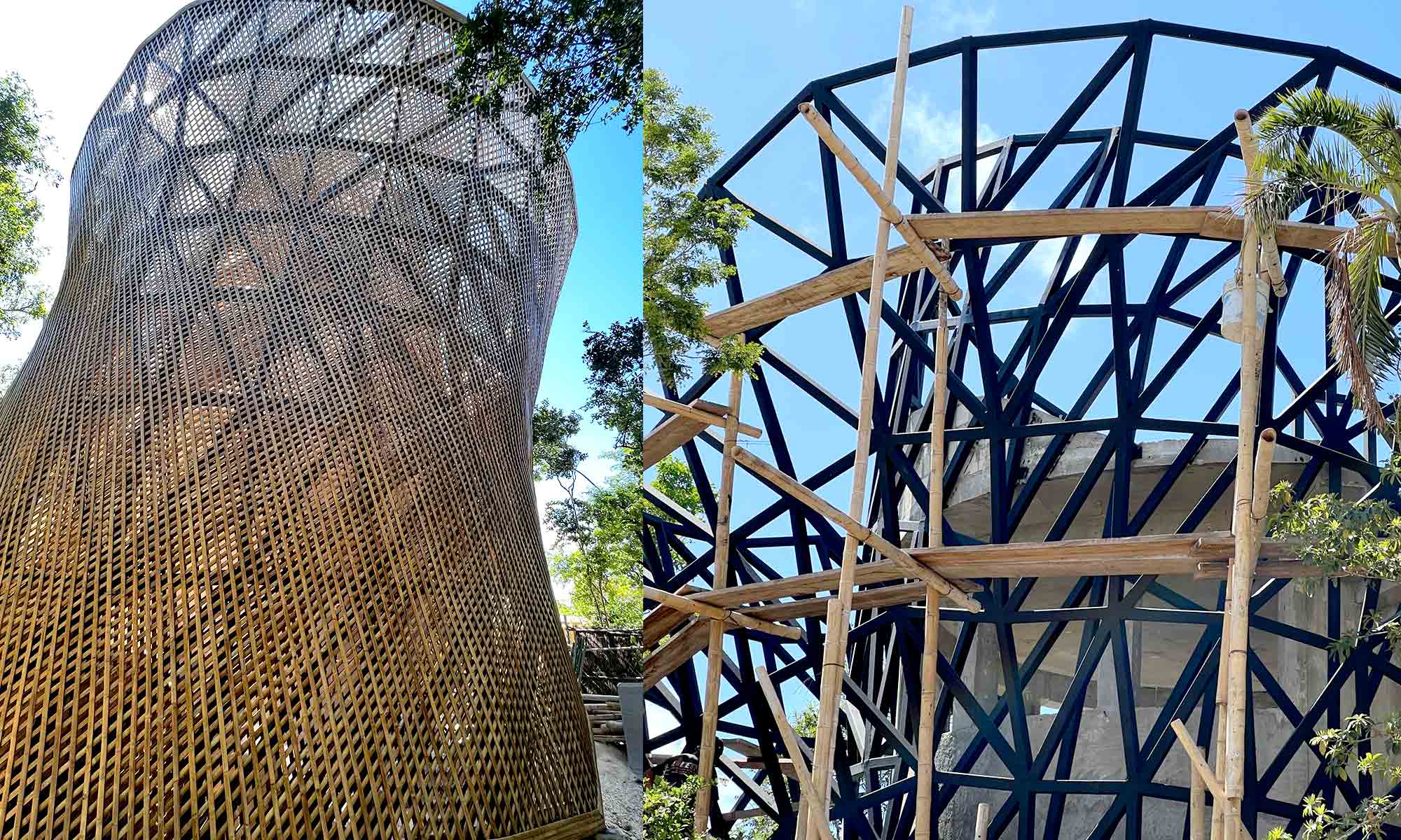 construccion en Metal y Bambú