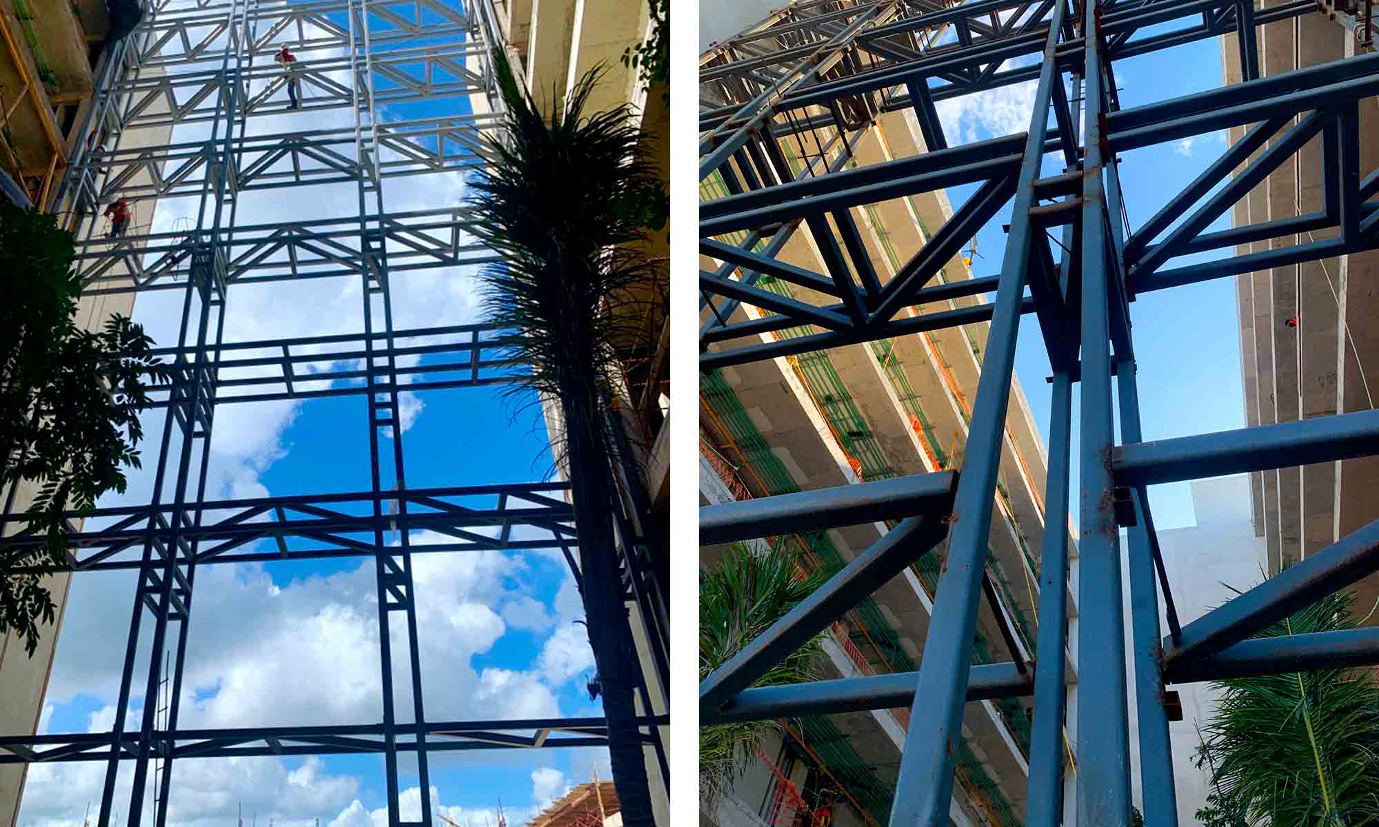 Construcción en concreto aparente